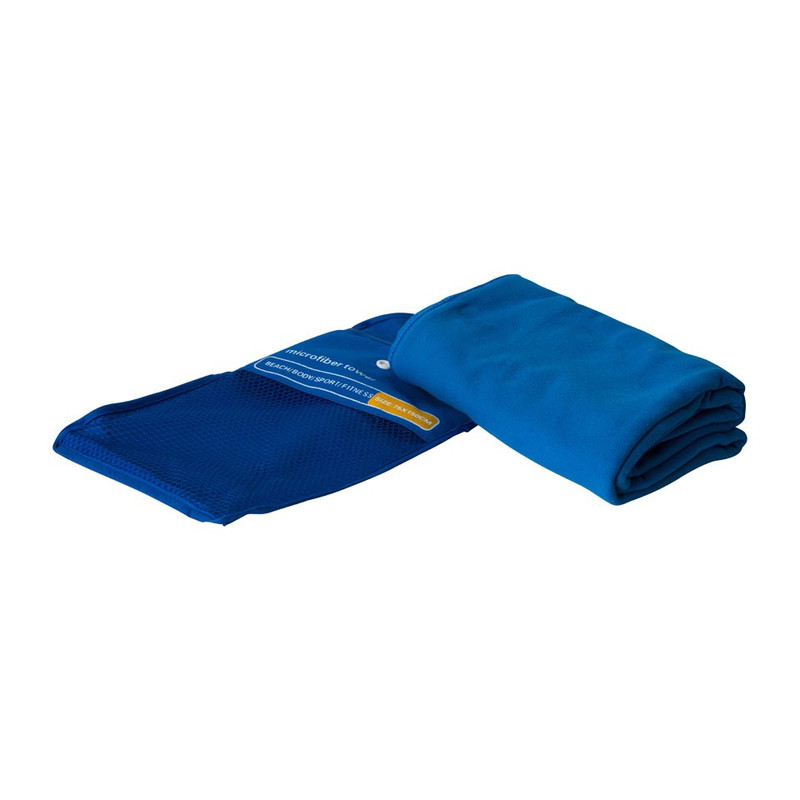 rietje Injectie overspringen Travel-/sporthanddoek - 75x150 cm - blauw | Xenos