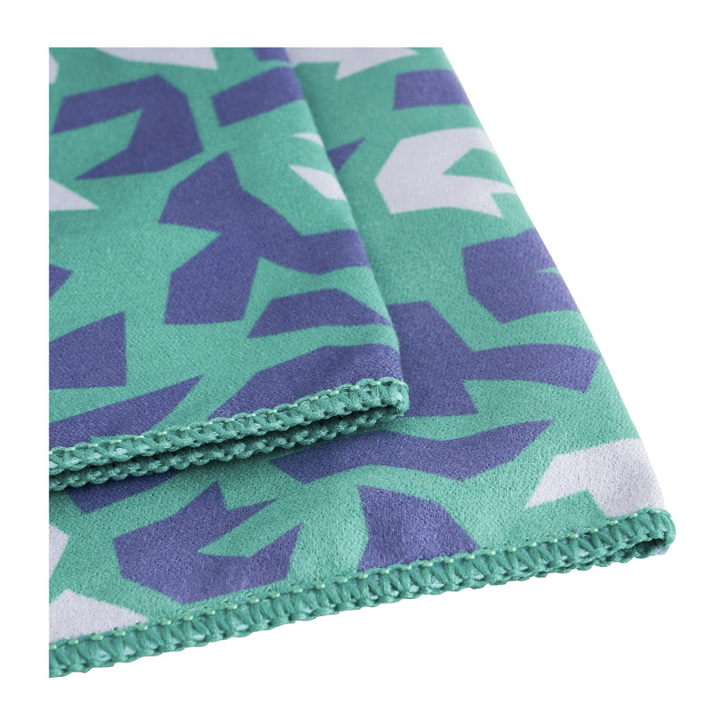 Travel-/sporthanddoek - groen - 130x80 cm