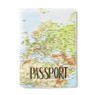 Paspoorthoes - wereldkaart - 13,5x10x10,5 cm 