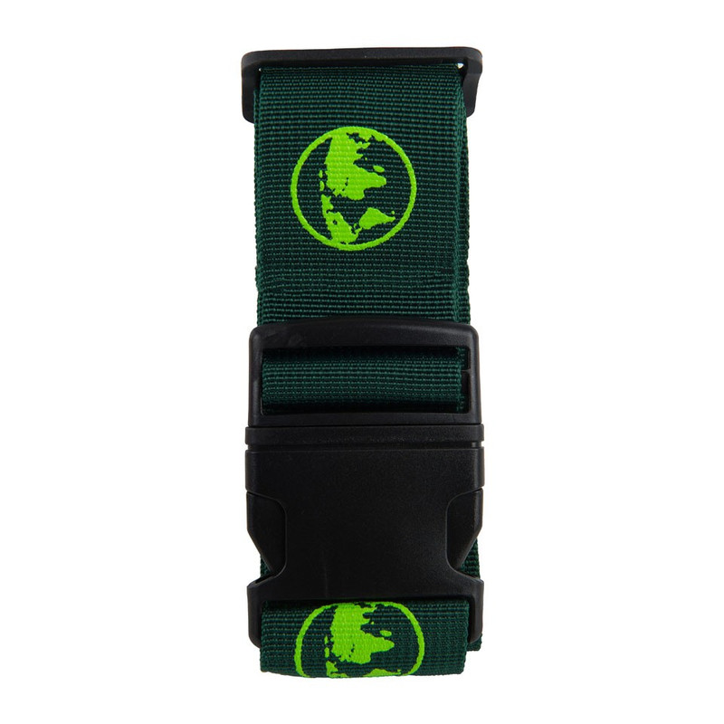 Kofferriem met print - 1.7 m - groen