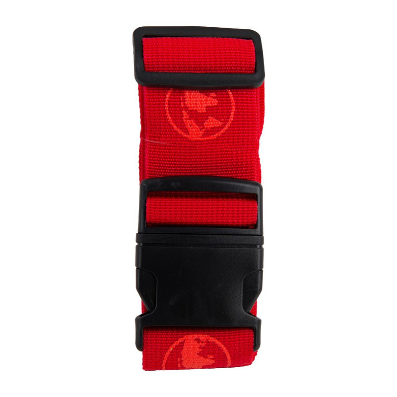 Kofferriem met print - 1.7 m - rood