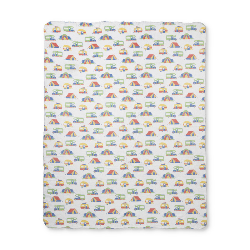 Plaid happy camper - 130x170 cm