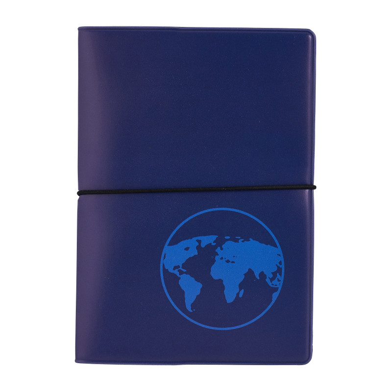 Paspoorthouder wereldbol 