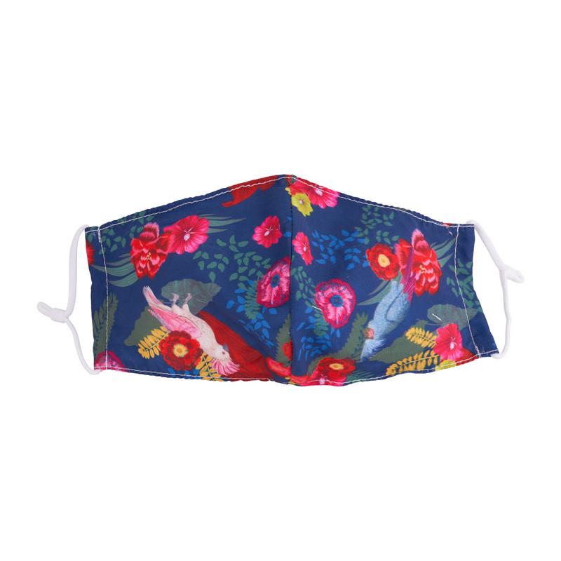 Mondkapje print kaketoe - multikleur