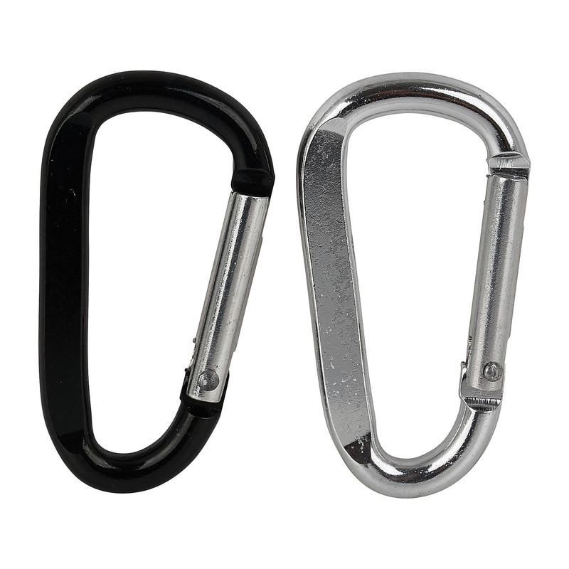 Karabijnhaak klein - 2 stuks