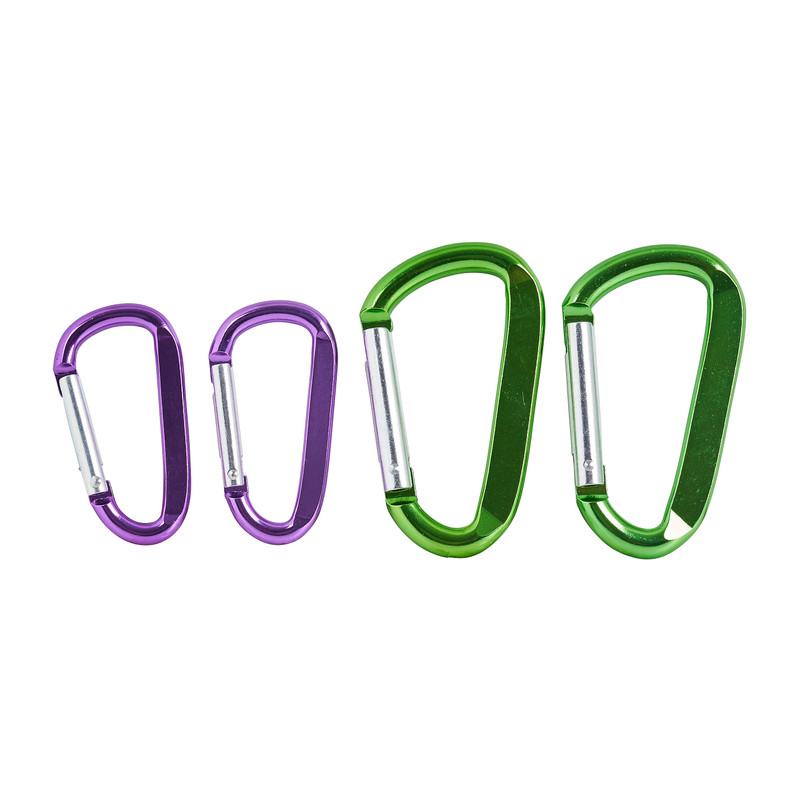 Karabijnhaken -set van 4