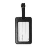 Bagagelabel - zwart - 10.5x6.5x0.2 cm