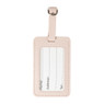 Bagagelabel - roze - 10.5x6.5x0.2 cm