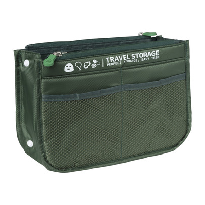Koffer/tas organizer groen 26x9x17 cm Xenos