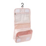 Koffer/tas organizer met haak - roze - 24.5x18.5x8.5 cm