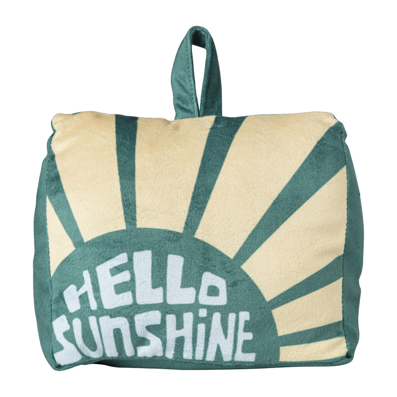 Deurstopper hello sunshine - diverse varianten - 18x18 cm