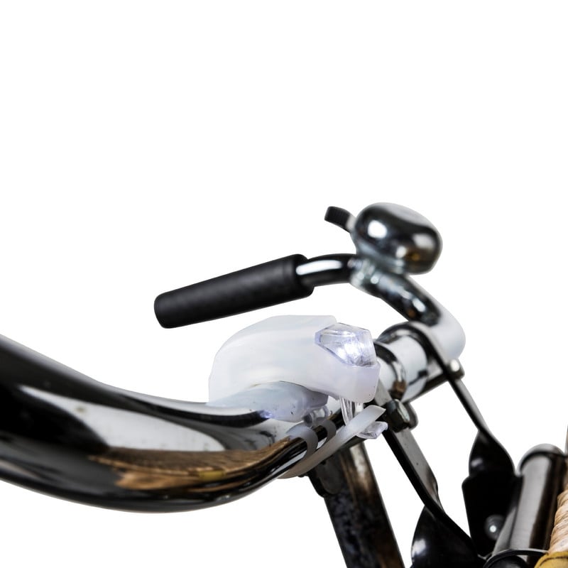 Fietslampje LED - set van 2 - 3x3x4 cm