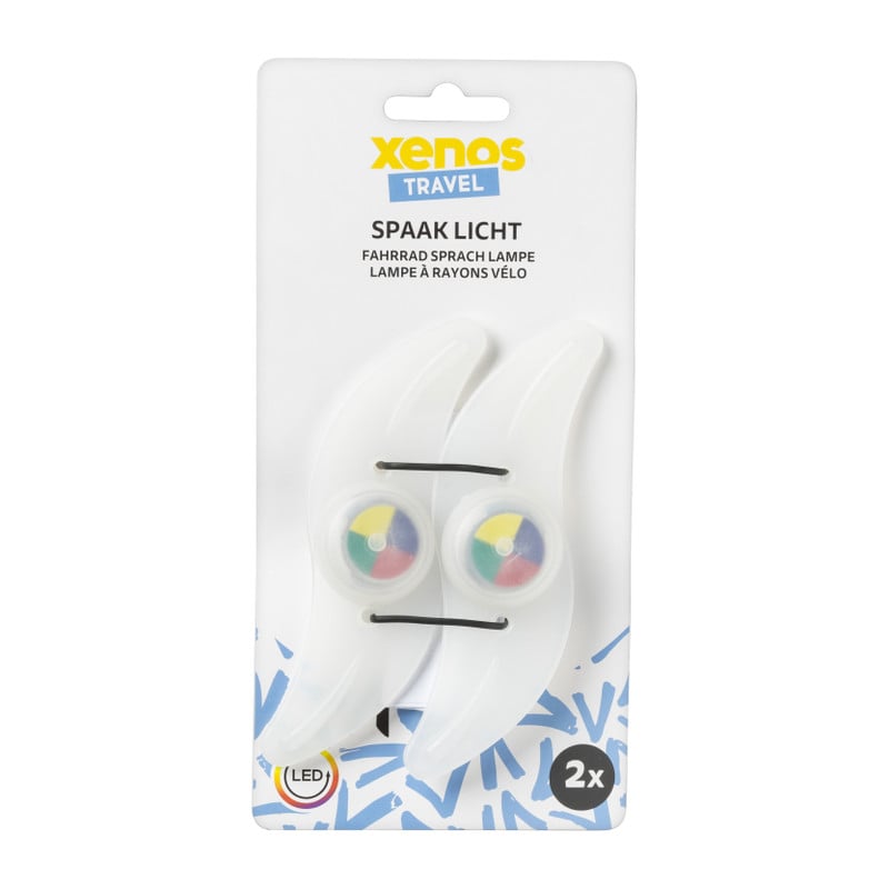 Spaaklampjes gekleurd - 2 stuks