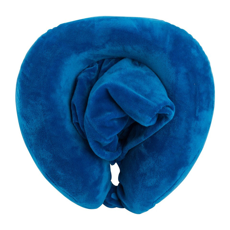 Nekkussen + capuchon - blauw