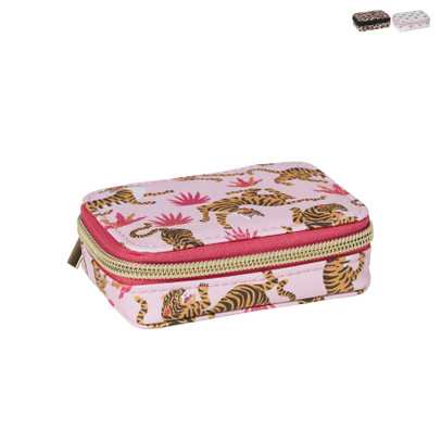 Pillendoos met etui - 11x8x3 cm - diverse varianten