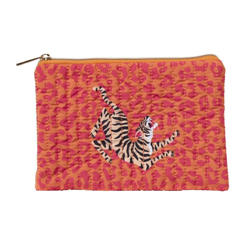 Reis etui met print - multikleur - 22x17 cm 