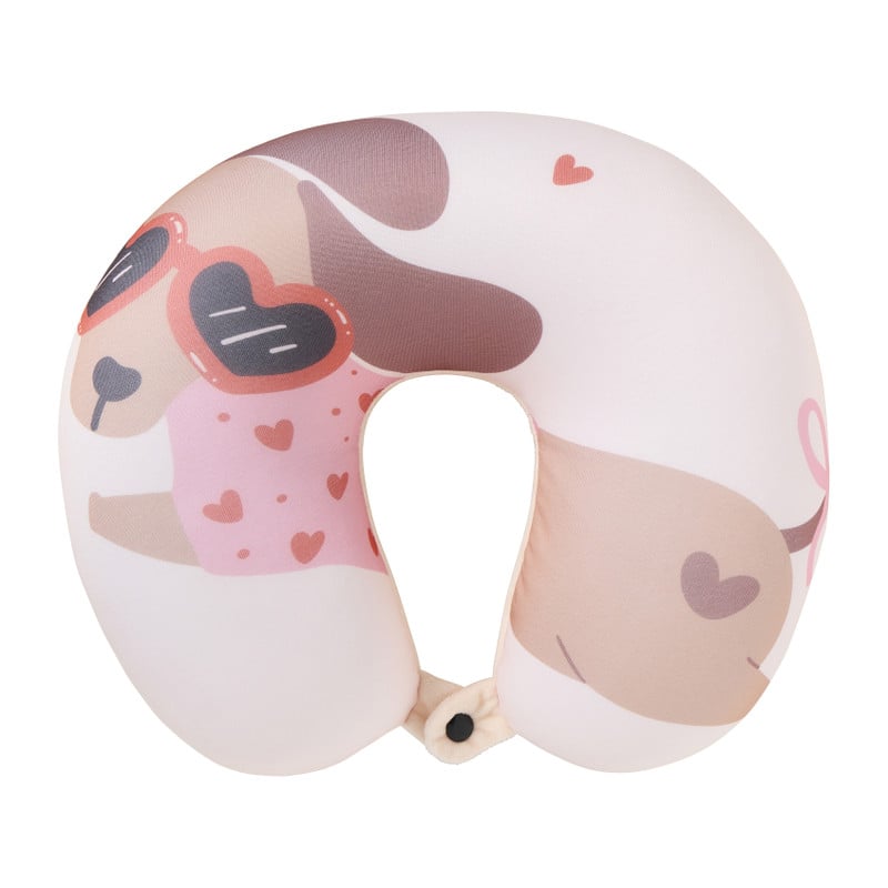 Nekkussen teckel - beige/roze