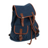 Rugzak canvas - blauw