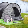 Pop-up tent leopard - 225x130x108 cm