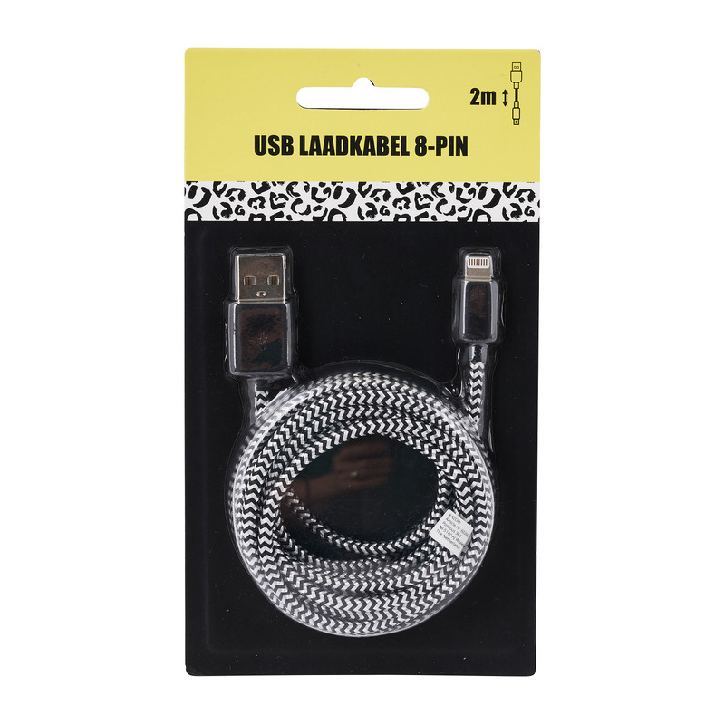 Leopard USB laadkabel 8-pin - 2 meter