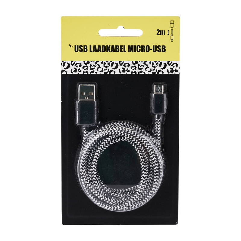 Leopard USB laadkabel micro-USB - 2 meter