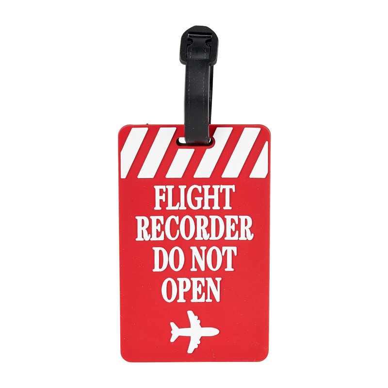 Kofferlabel - Flight recorder