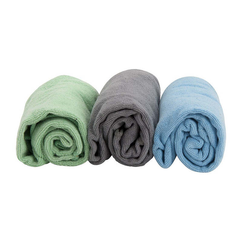 Reis en sporthanddoek - 40x60 cm - set van 3