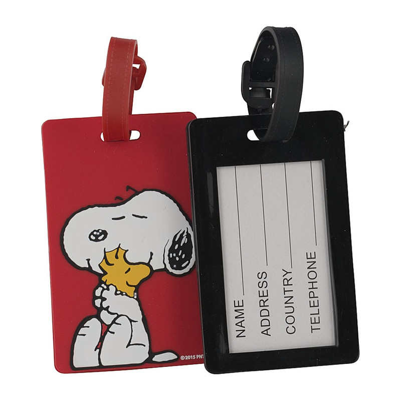 Kofferlabel Snoopy - set van 2