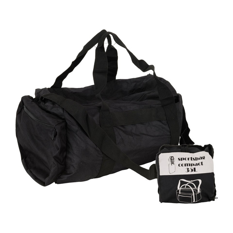 Sporttas compact - 35 liter - zwart