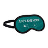 Slaapmasker airplane - groen - 19,5x9 cm