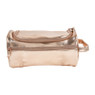 Toilettas met haak - rosé goud - 25x15 cm