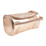 Toilettas met haak - rosé goud - 25x15 cm