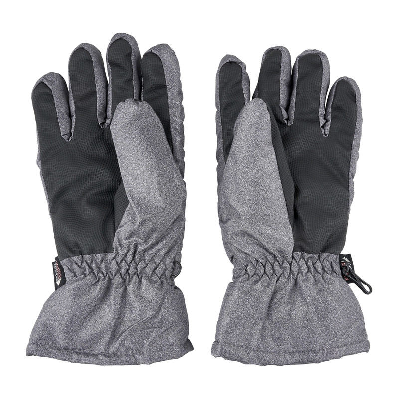 Ski handschoenen dames - grijs - maat M/L