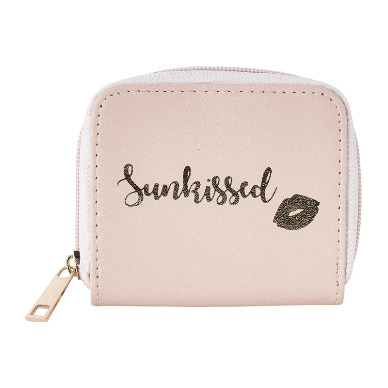 Portemonnee - roze - 10x7 cm