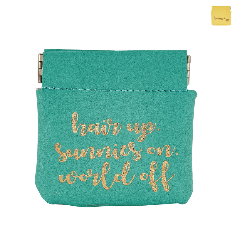 Portemonneetje - geel/blauw - diverse varianten