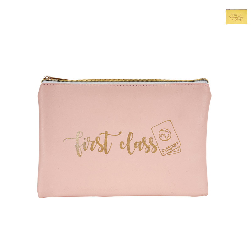 Toilettasje - roze/geel - diverse varianten