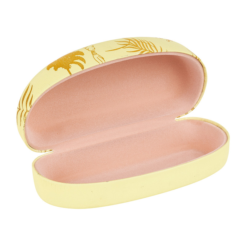 Brillenkoker - roze/geel - diverse varianten