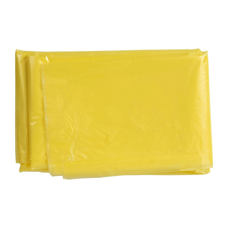 Emergency poncho - geel