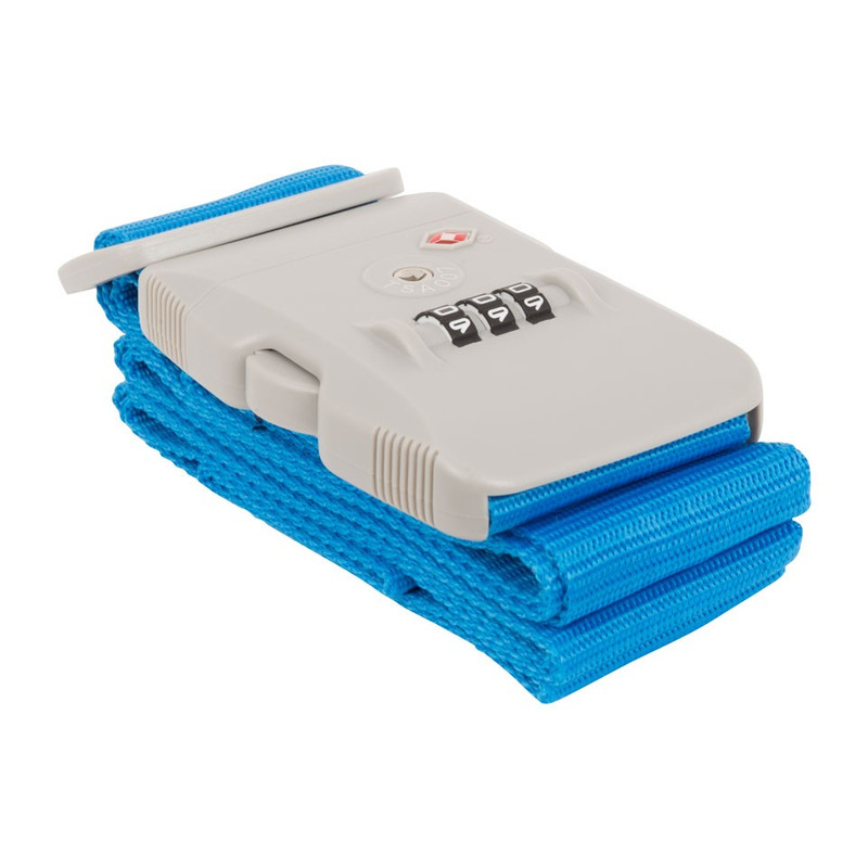 TSA kofferriem - blauw