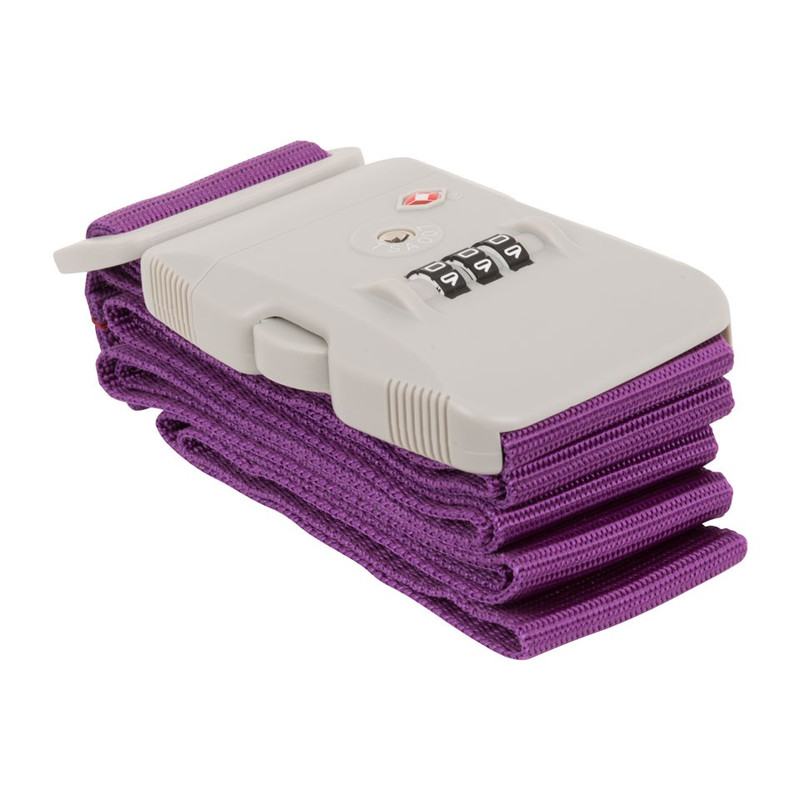 TSA kofferriem - paars