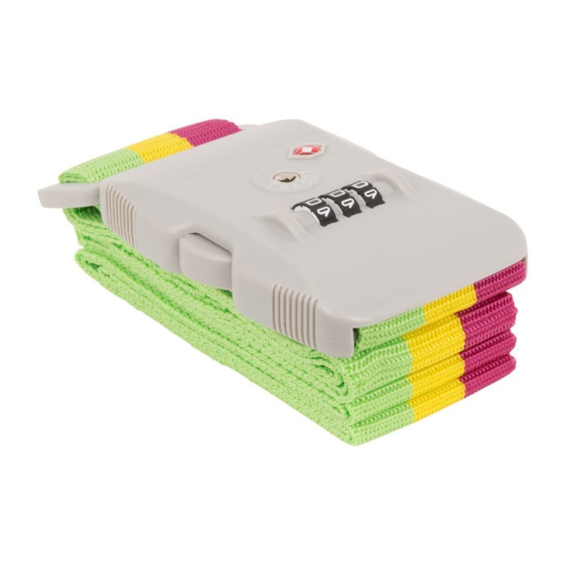 TSA kofferriem - rainbow