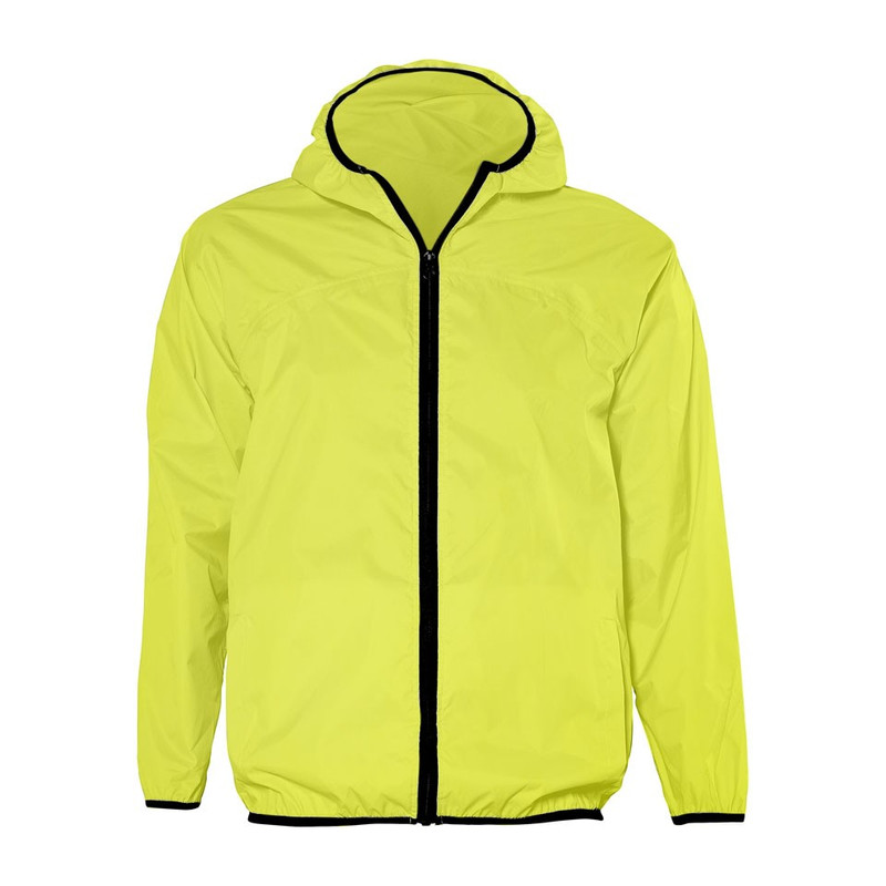 Regen-/windjack - S/M - fluorgroen (1)