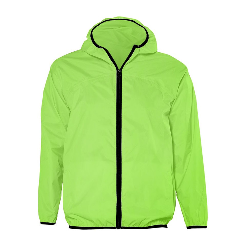 Regen-/windjack - S/M - fluorgroen (2)