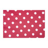 Travel poncho dots - rood