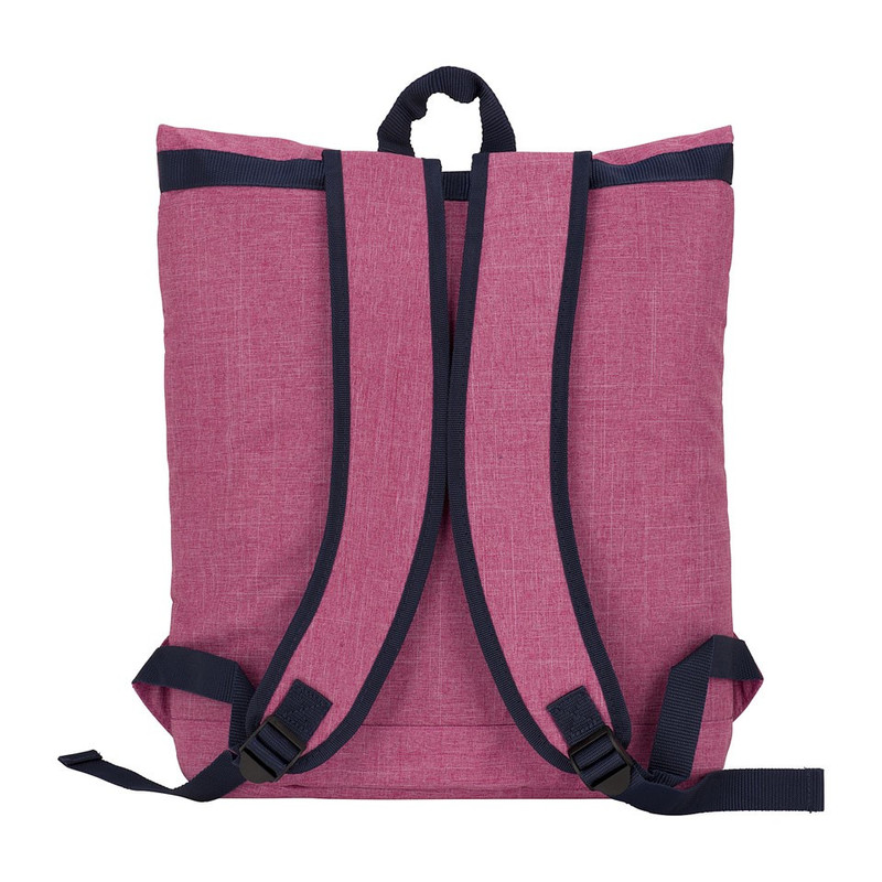 Rugzak met vouwsluiting roze
