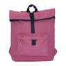 Rugzak met vouwsluiting roze