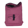 Rugzak met vouwsluiting roze