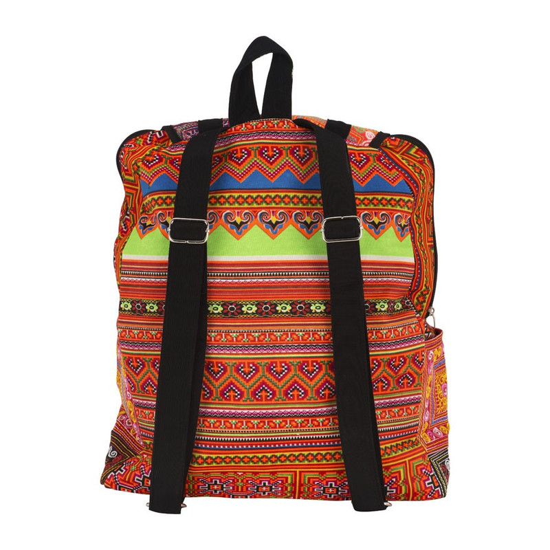 Rugzakje ethnic geblokt