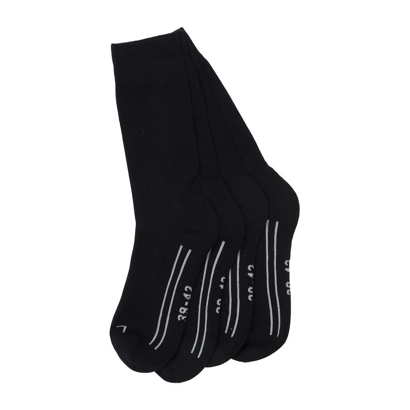 Coolmax trekkingsokken 39/42 - zwart - 2 paar