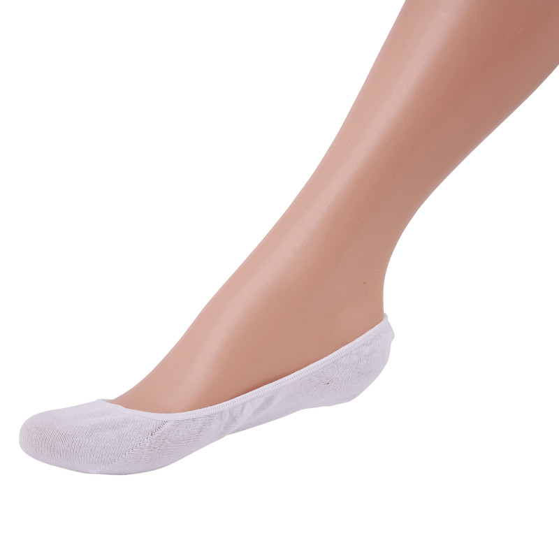 Kousenvoetjes one size - wit - 3 paar